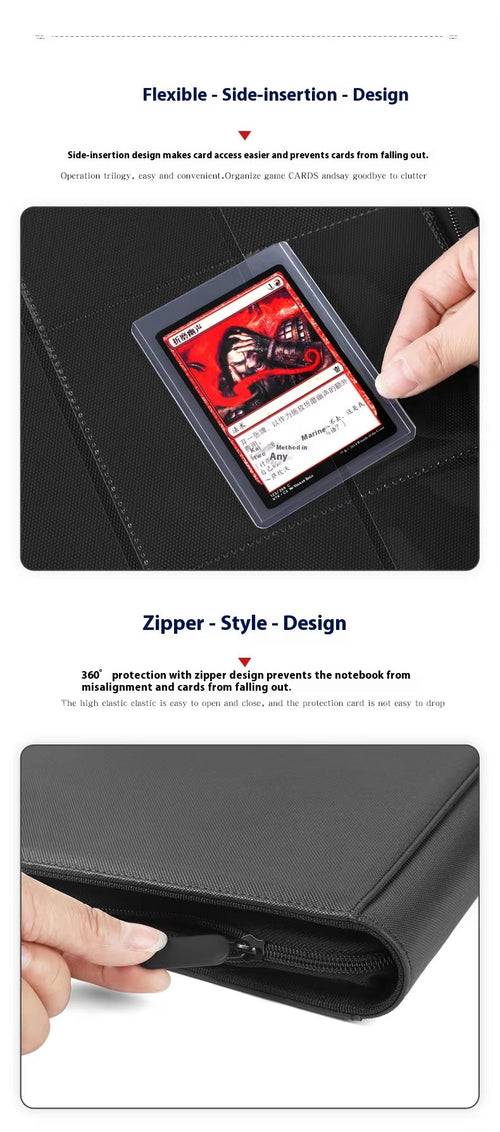 Toploader Binder 252 Slots PU Leather Card Album - Card Binders-Protect Your Cards, Showcase Your Passion.