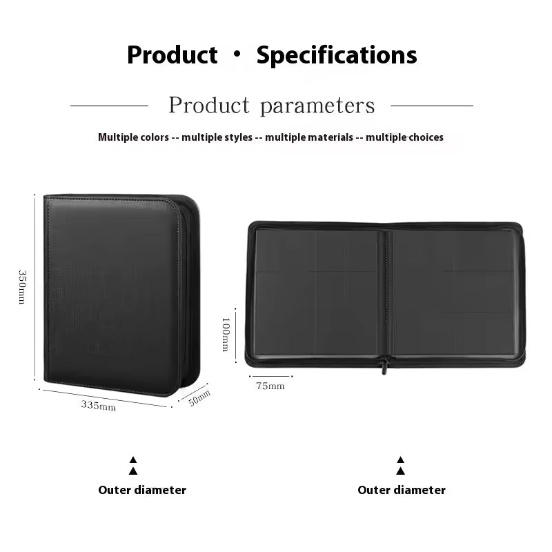 Luxury PU Leather Card Album For TCG Sports Card Gift 480Pockets - Card Binders-Protect Your Cards, Showcase Your Passion.