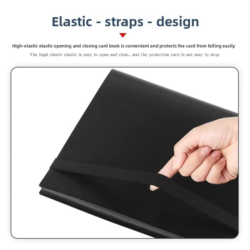 360 Pockets Pokemon Card Binder with Strap for TCG MTG