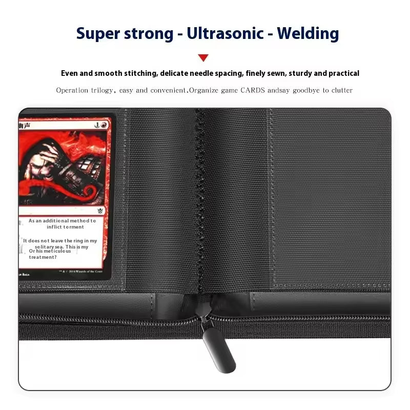 Deluxe Zipper Card Binder For Collectors and Kids Present 360 Pockets