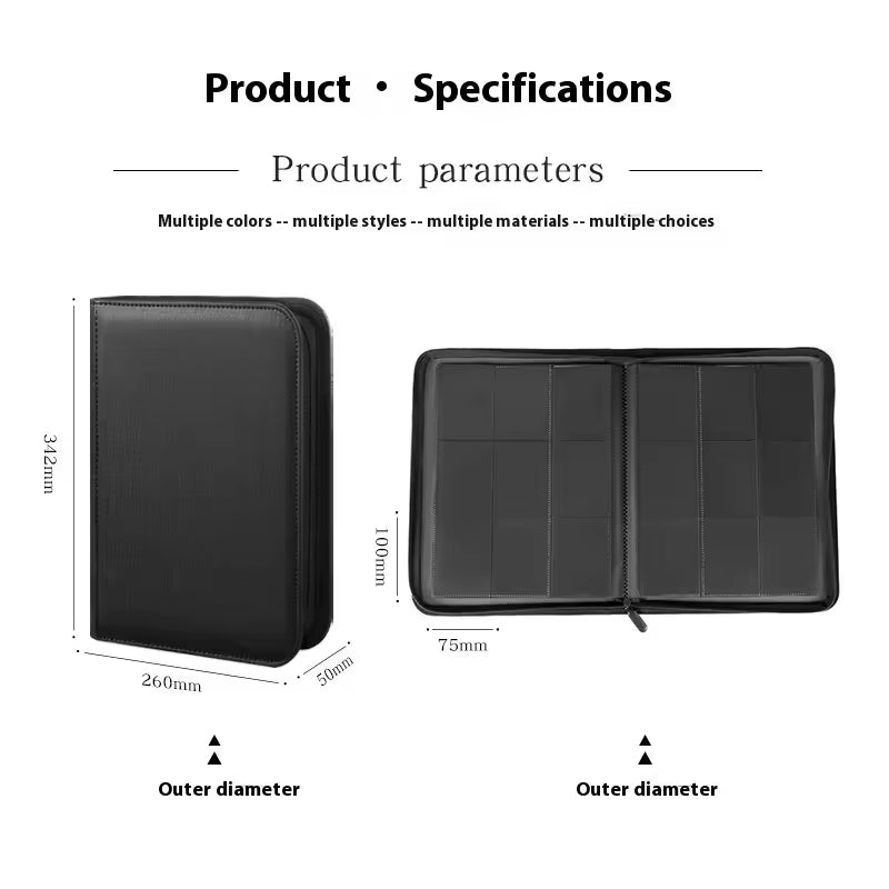 High End Trading Card Organizer 360 Pocket Collector Gift