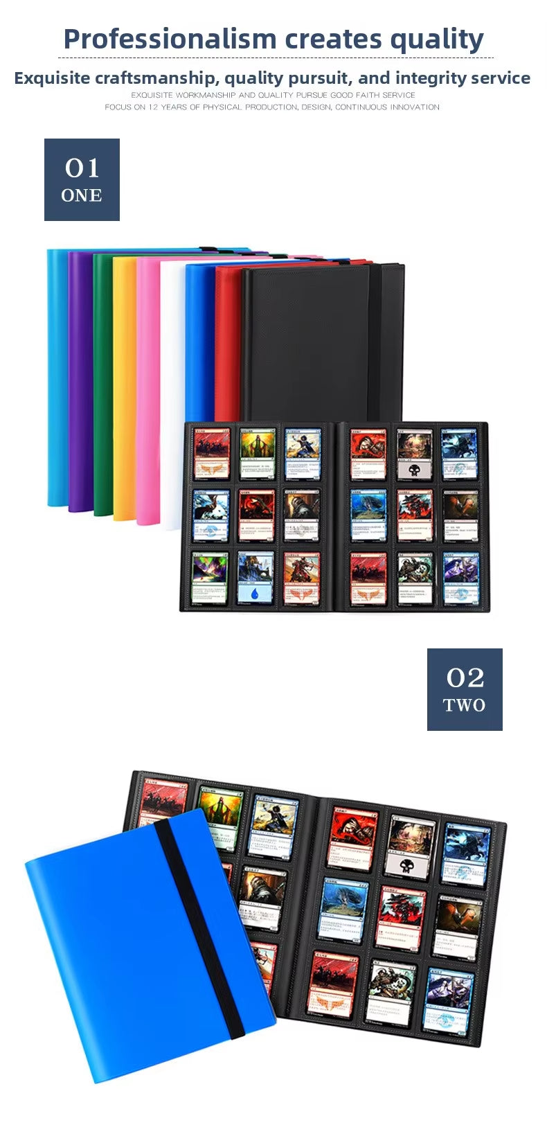 Pokemon TCG Card Binder Strap 360 Pockets Collection Album - Card Binders-Protect Your Cards, Showcase Your Passion.