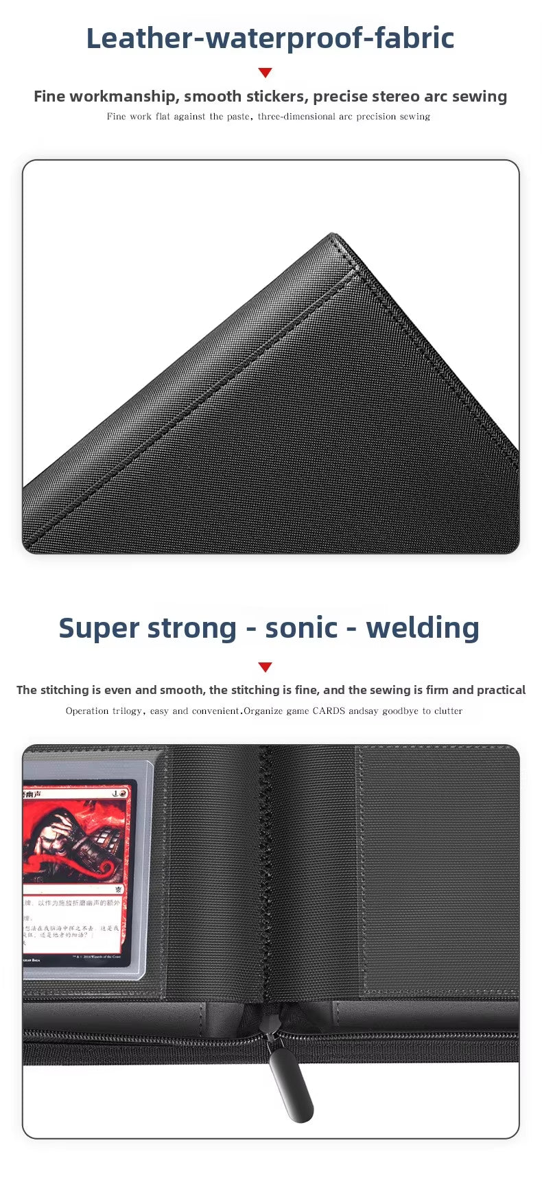 Premium Trading Card Toploader Binder Hard Cover 252 Pockets - Card Binders-Protect Your Cards, Showcase Your Passion.