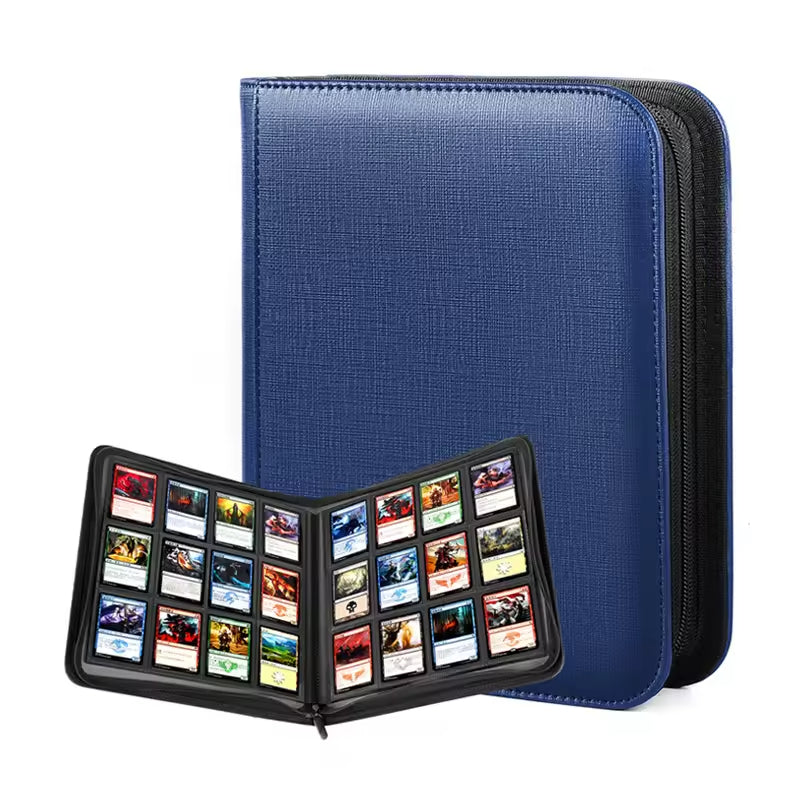 Professional Zipper Card Album 480 Pockets Collectors - Card Binders-Protect Your Cards, Showcase Your Passion.